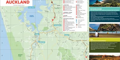 Žemėlapis vakarų Oklandas